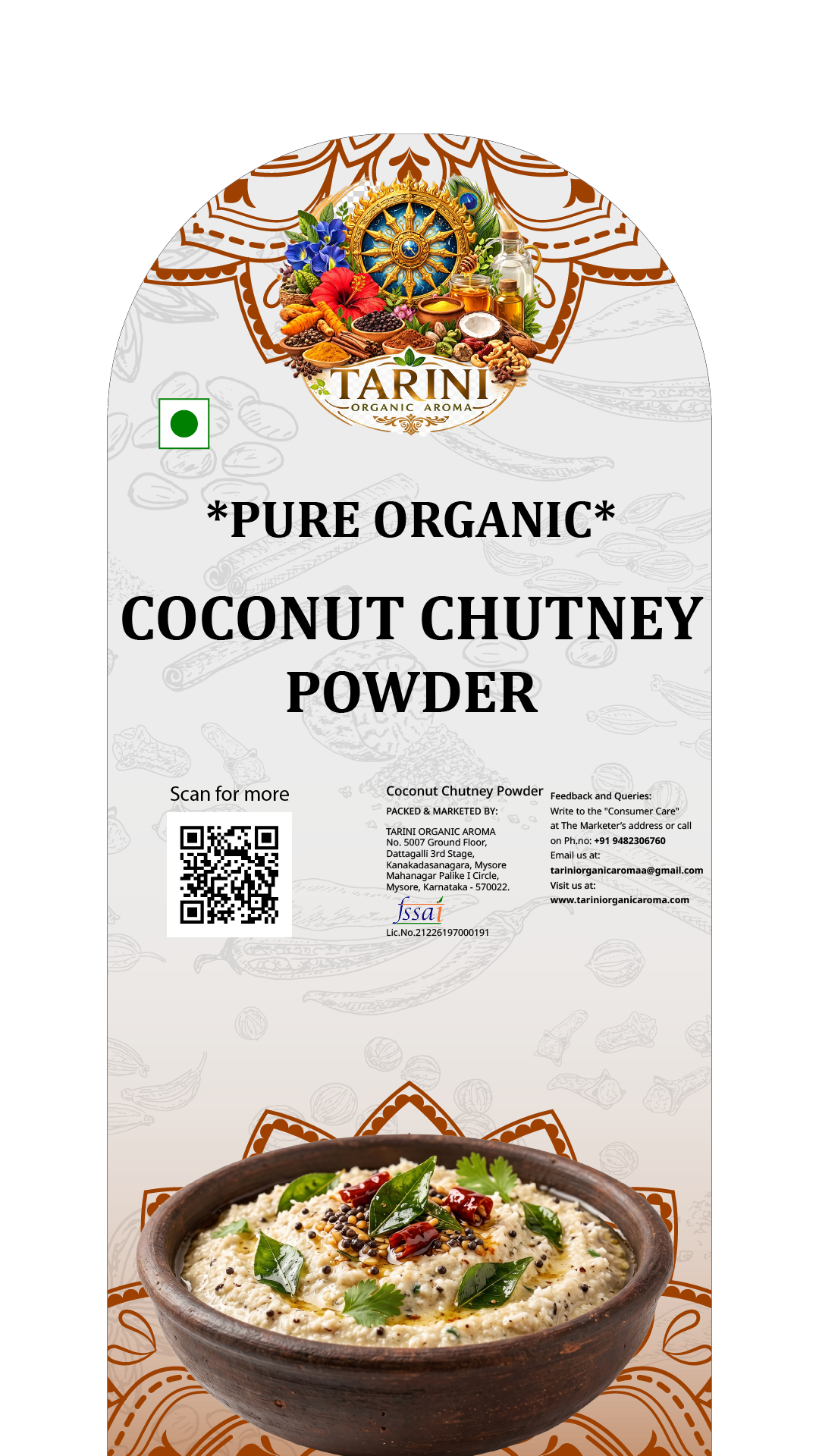 Coconut Chutney Powder